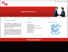 Tablet Screenshot of helarindia.com